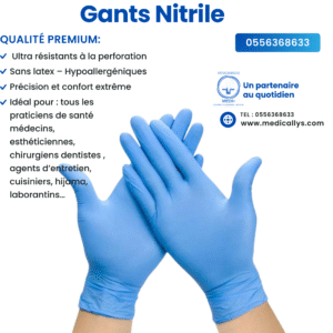 Gants nitrile qualité prémium
