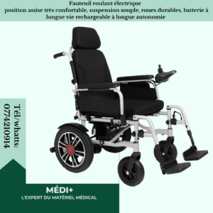 chaise roulante électrique pliable